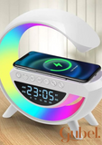 LÁMPARA G SMART 6 EN 1 SELLER-E CON PARLANTE BLUETOOH CARGADOR INALÁMBRICO LUCES RGB